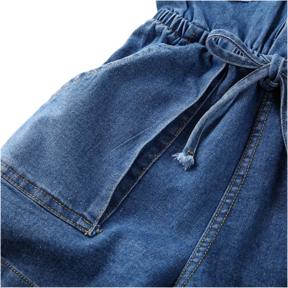 Jeans-Strampler für Babymädchen