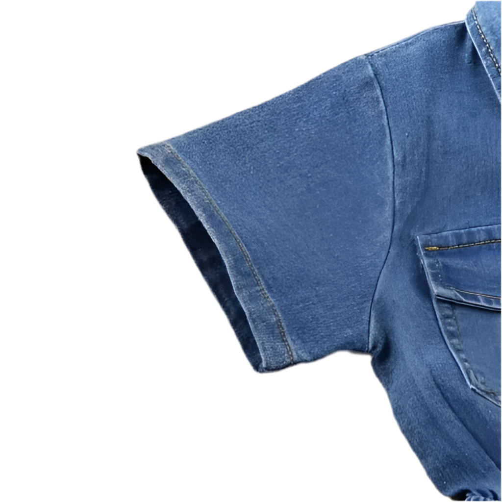 Jeans-Strampler für Babymädchen