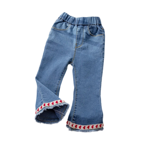 Flair Jeans mit Herzen