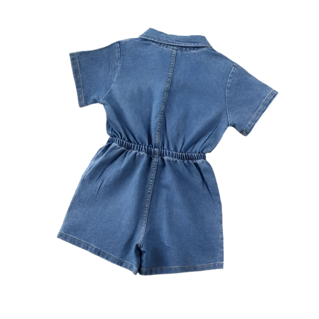 Denim Baby Meisje Romper